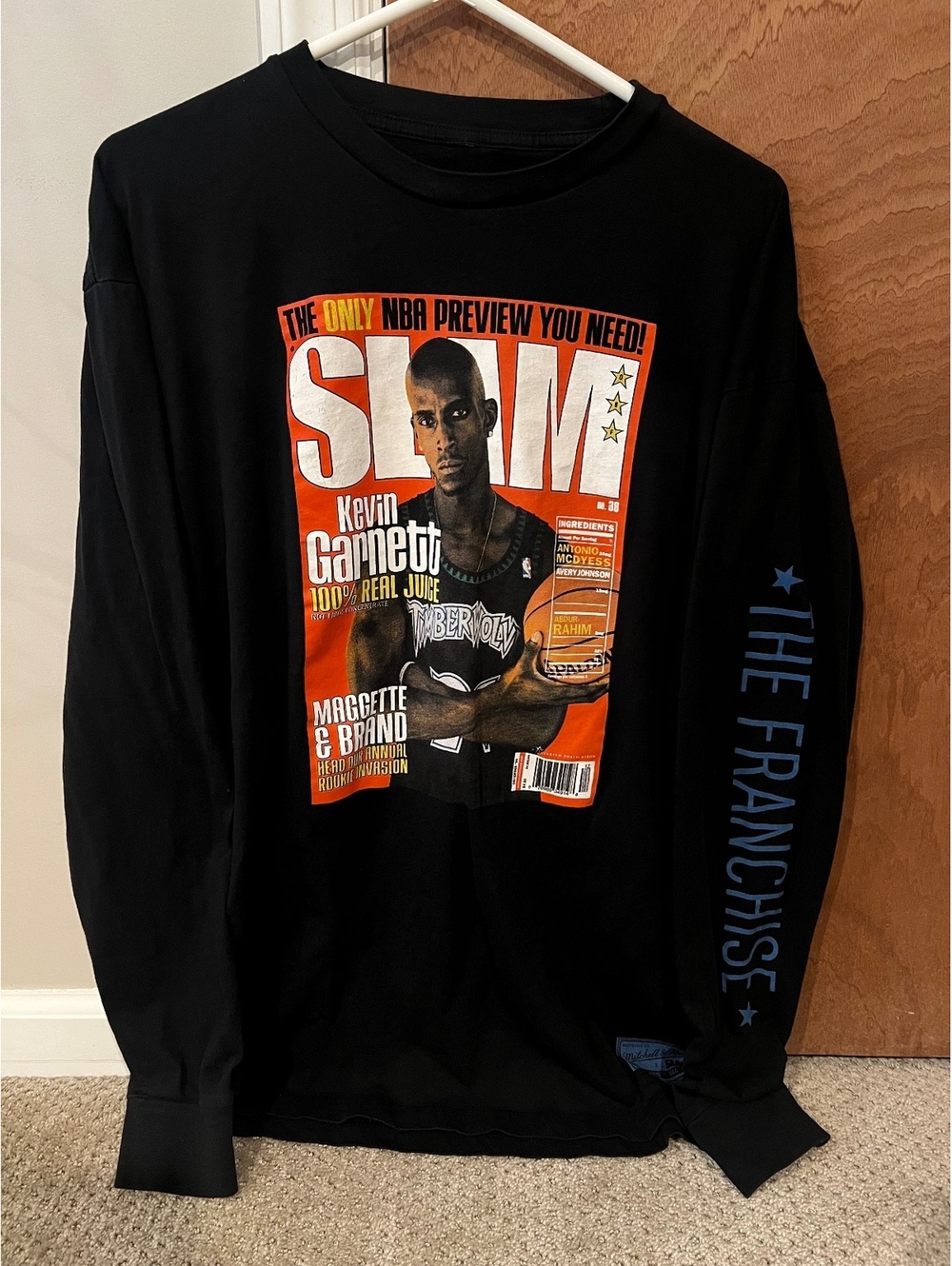Mitchell & Ness Kevin Garnett Long Sleeve Shirt